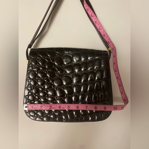 Vintage Amelia Berko Brown Leather Shoulder Bag - Picture 5 of 9